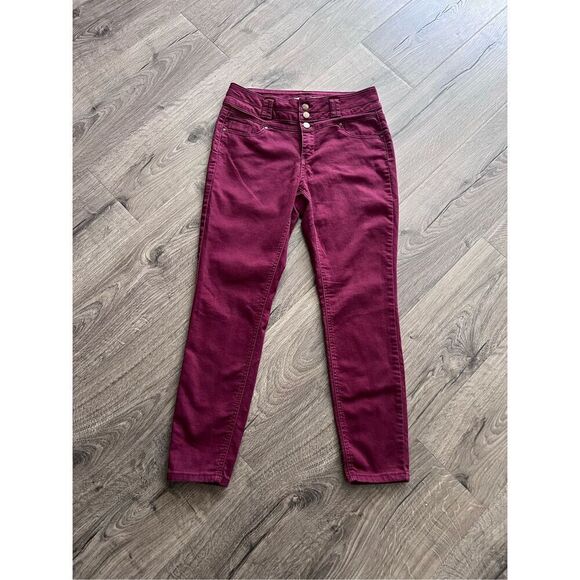 Blue Spice Women’s Skinny Burgundy size 9 - Picture 1 of 6